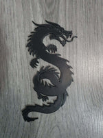 Koi and Pond Decoration | Black Japanese Dragon
