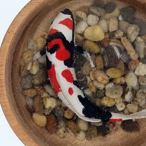 
                  
                    Showa koi 3D fish in resin close up
                  
                
